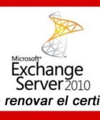 como renovar certificado exchange