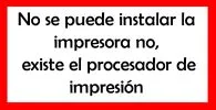 no existe el procesador de impresion windows 10