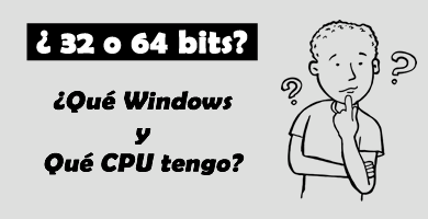 que cpu tengo 32 o 64 bits