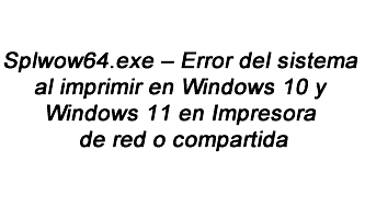 error splwow64.exe