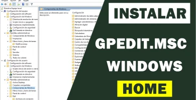 instalar gpedit.msc en windows home