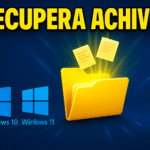 Habilitar versiones anteriores para recuperar archivos