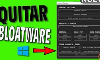 borrar bloatwre windows 10