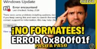 Soluciona el error 0x800f081f en Windows paso a paso