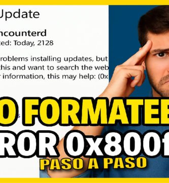 Soluciona el error 0x800f081f en Windows paso a paso