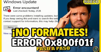 Soluciona el error 0x800f081f en Windows paso a paso