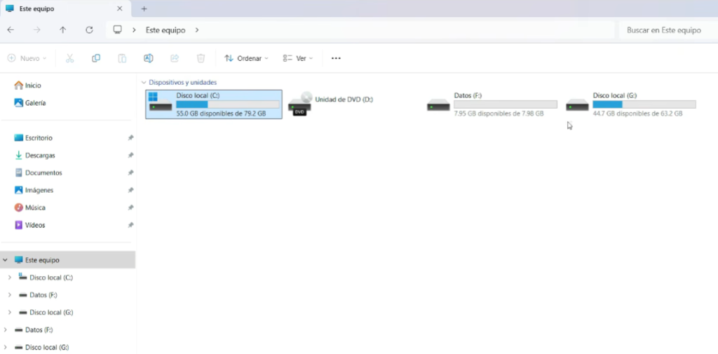 Windows arrancado correctamente despu&eacute;s de clonar el disco a SSD o M.2.